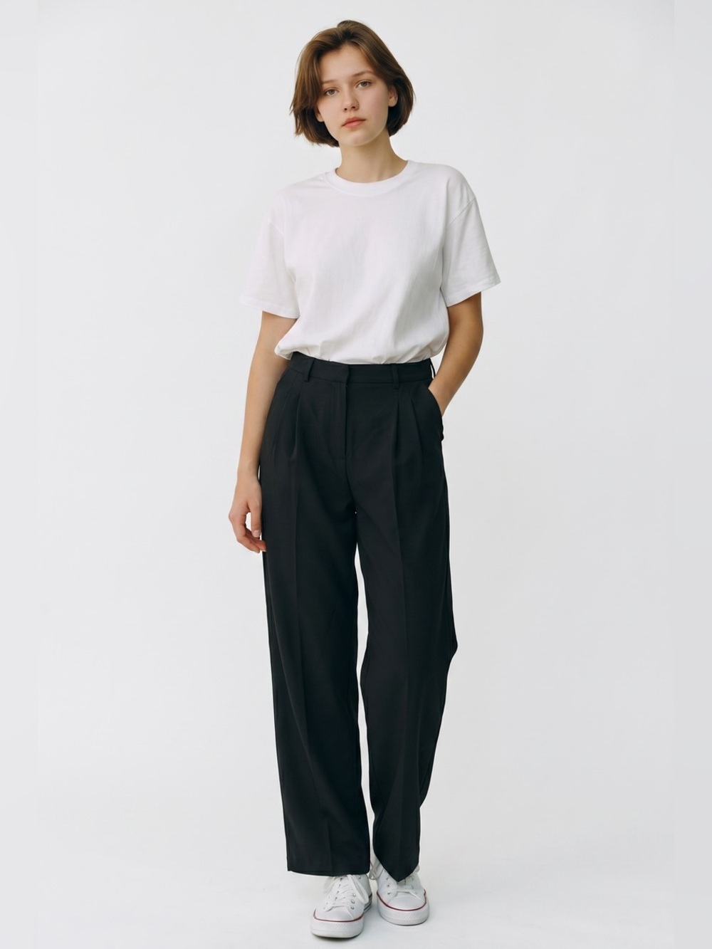 Gap Easy Trousers Wide Leg Black Dress Pants Size 16